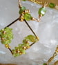 Natural Peridot & Gold Rosary Link 30 Inch Chain and Pendant - Image 4
