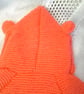 Baby's Hand Knitted Hooded Coat With Teddy Bear Ears, New Baby Gift, Baby's Coat - Image 7
