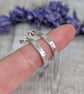 Sterling Silver Smooth Round Stud Hoop Earrings - JBJ1078 - Image 3
