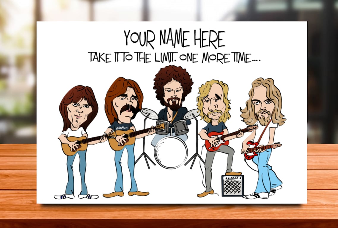 Personalised 70s Music Greeting Card, Bithday, Retirement, dad, mum, sister,