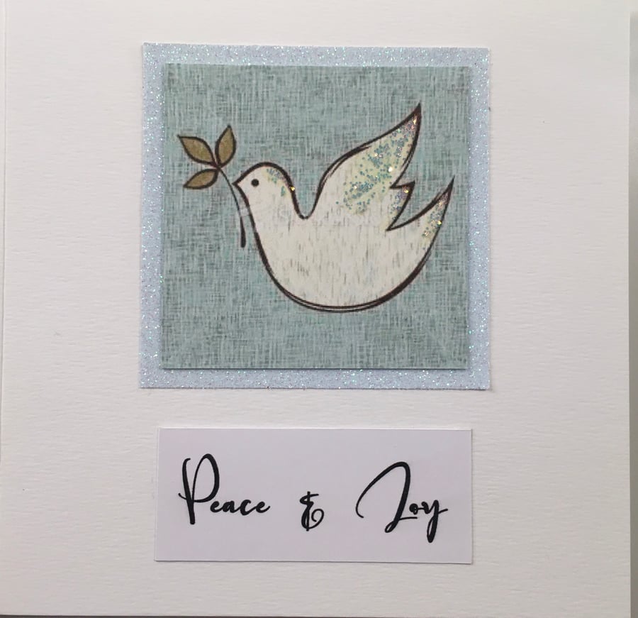 Peace and Joy Christmas Card 