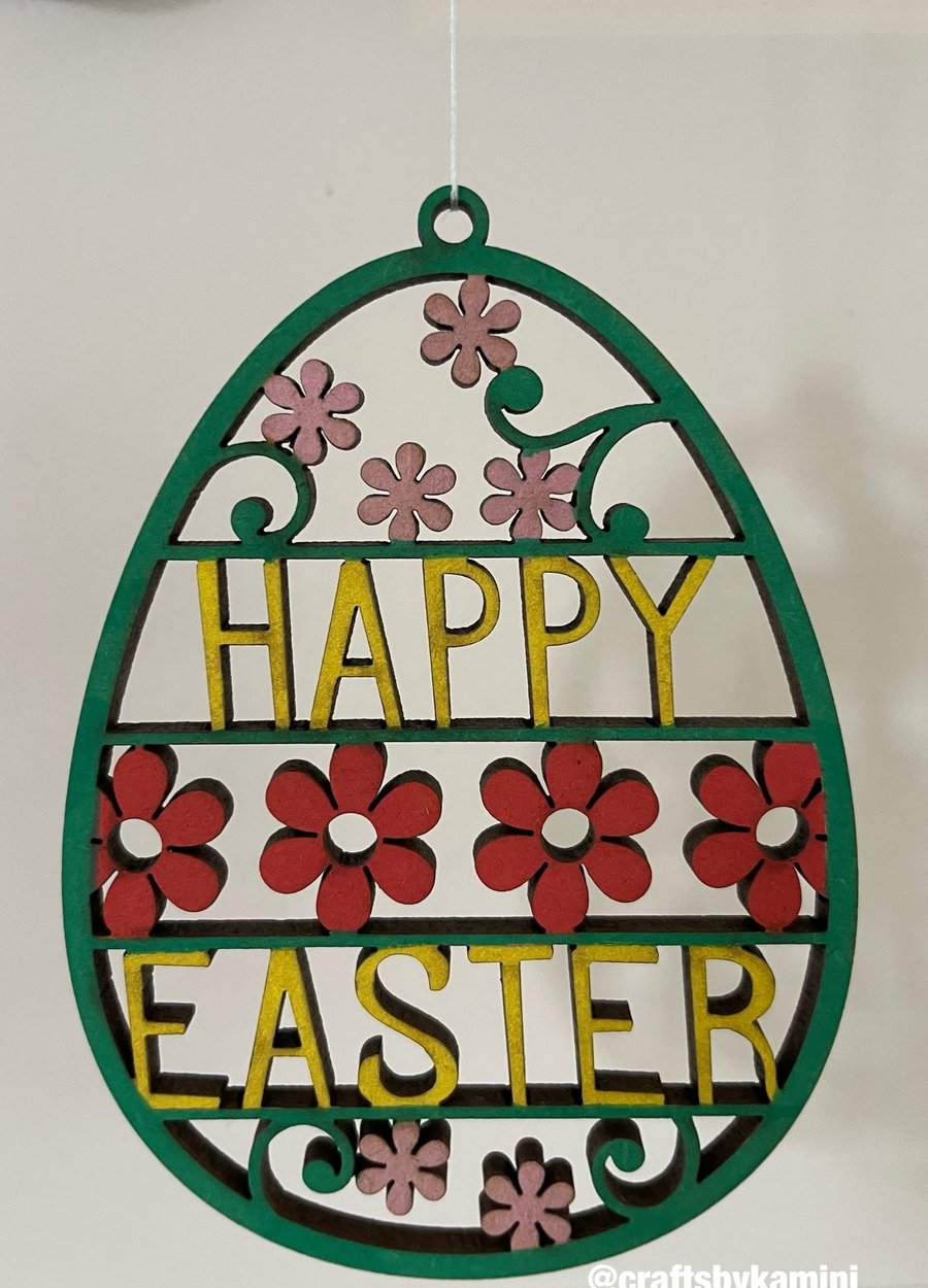 Happy Easter Small Hanging Decoration