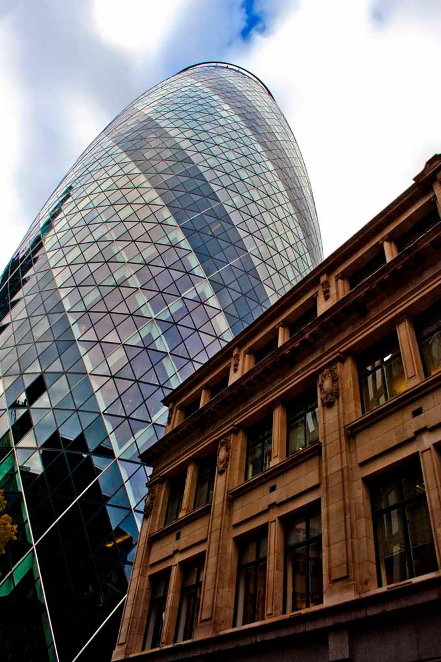30 St Mary Axe The Gherkin London England UK Photograph Print