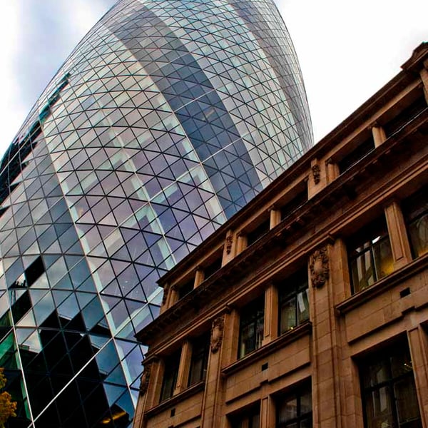 30 St Mary Axe The Gherkin London England UK Photograph Print