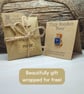 Aries Bear Pin, Handmade Tiny Star Sign Wooden Teddy Badge - Image 6
