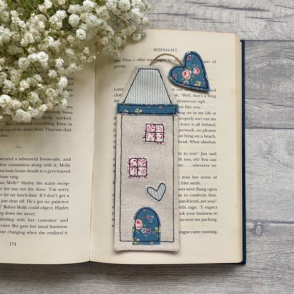 Bookmark, tall house bookmark 