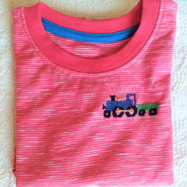 Train T-shirt age 12-18 months