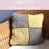 Illusion Cushion Knitting Kit