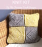 Illusion Cushion Knitting Kit - available in 2 colourways - Image 4