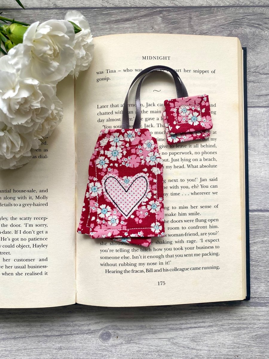 Bookmark, fabric bookmark 