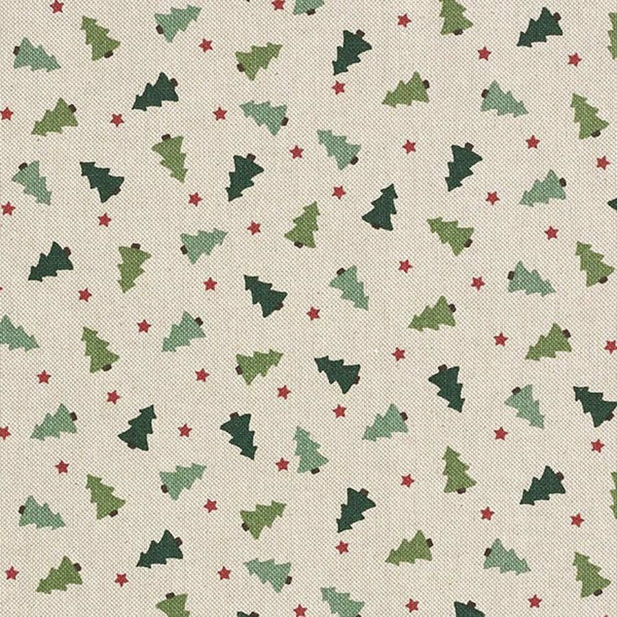 Christmas Tree Rectanlge  Tablecloth  250 x 135cm Cotton