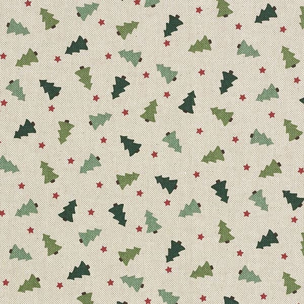 Christmas Tree Rectanlge  Tablecloth  100 x 135cm Cotton