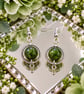 Green Peridot Earrings 