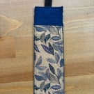 Patchwork cork fabric bookmark