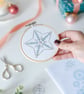 Folk Star Embroidery Kit