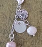 Handmade Pearl Zipper Charm