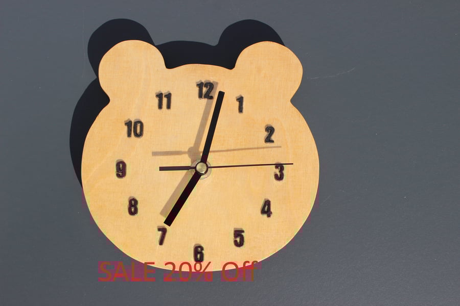 Bear Wall Clock