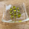 Seconds Sunday - fused glass mini soap dish 
