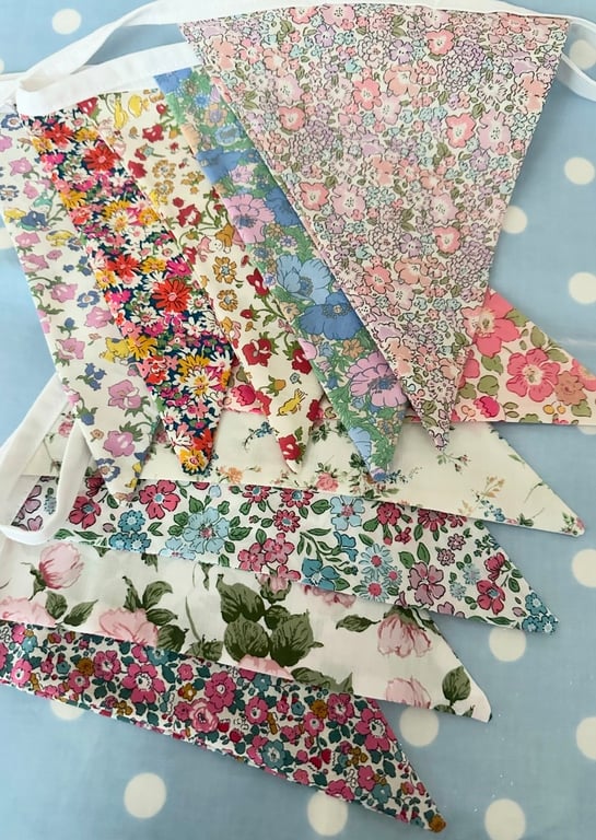 Liberty Fabric Bunting