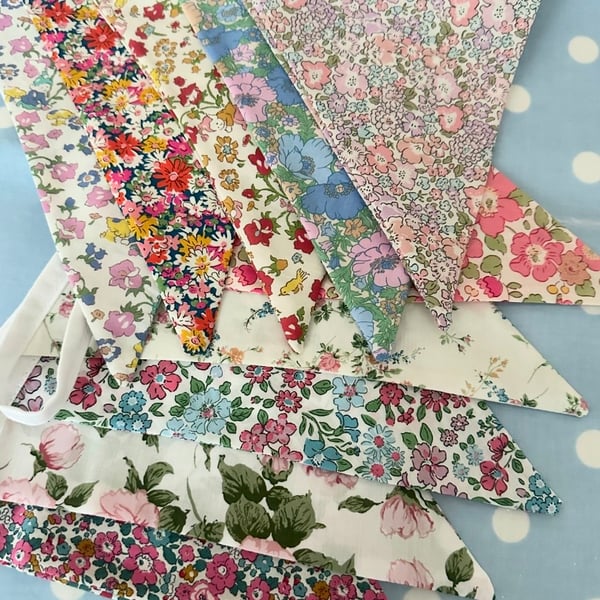 Liberty Fabric Bunting