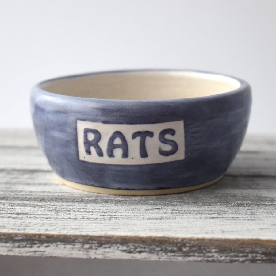 A96 Pet rat bowl RATS (UK postage free)