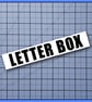 LETTER BOX vinyl letterbox sticker, decal - Image 7