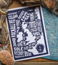 The Shipping Forecast - original linocut print- A3