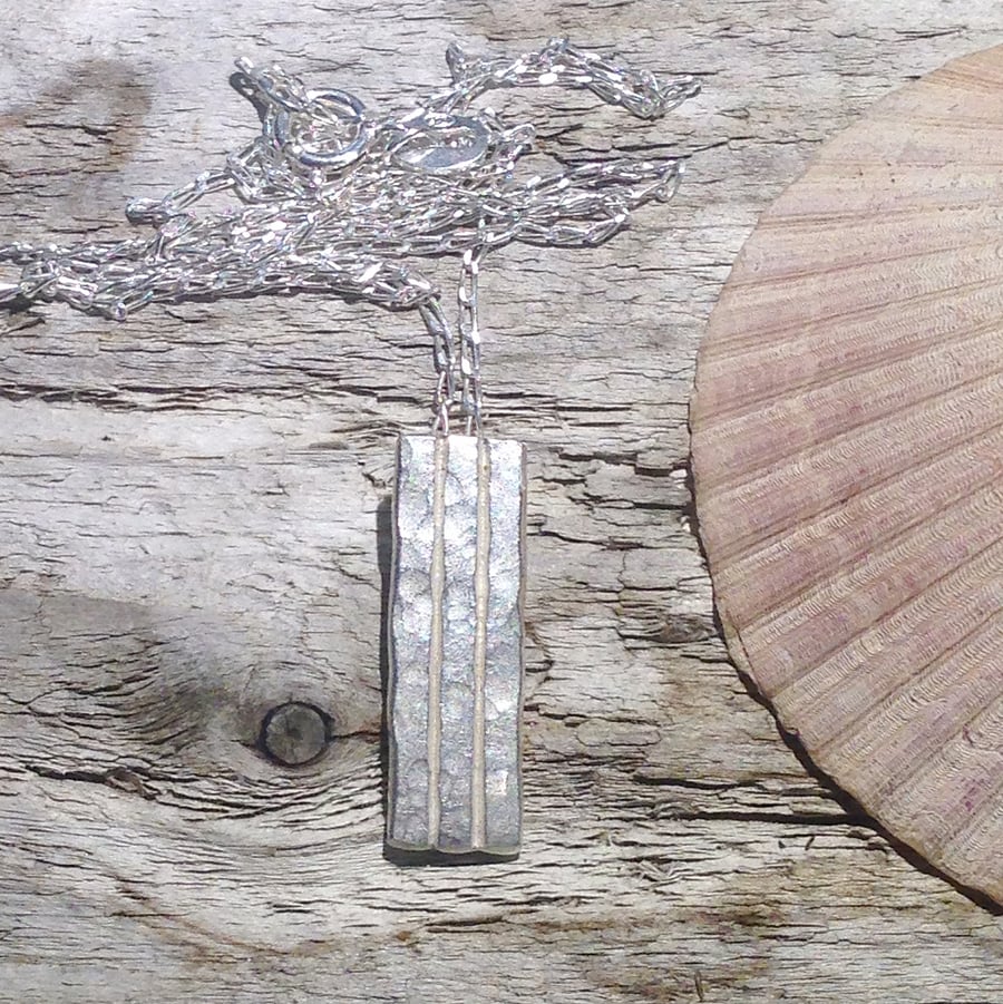 Handmade Sterling Silver Pendant Necklace UK Free Post