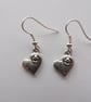 Silver Heart Earrings - Image 1