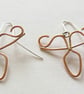 Bronze Stag head earrings - Image 2