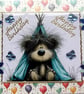Puppy - Hand Crafted Decoupage Greeting Card - Happy Birthday - 3285