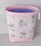 Project bag, drawstring bag, kittens, cats. - Image 4