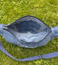 Denim cross body bag - Dark blue - Upcycled - sustainable fashion - Image 2