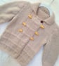 Baby Girl's Double Breasted Duffle Coat, Toddler's Duffle Coat, Custom Make