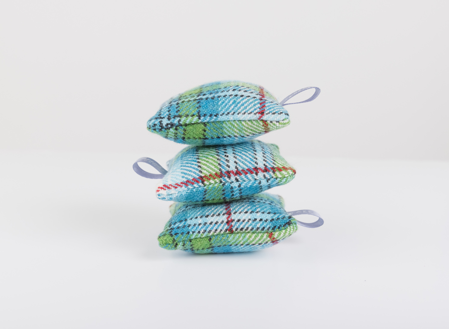Snowdrop Tartan Handwoven Lavender Bag
