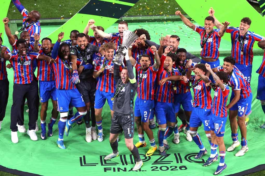 Crystal Palace FC UEFA Conference League Cup Winners 2026 Photograph Print