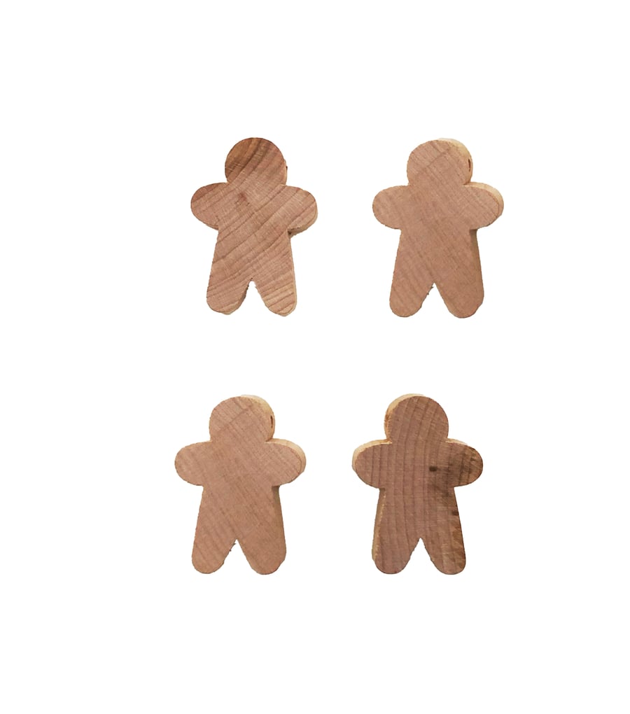 Extra Wooden Figures for Family House Craft Kit