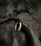 Resin ring with gems and silver base  - Image 2