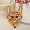 Ceramic Christmas Fox decoration