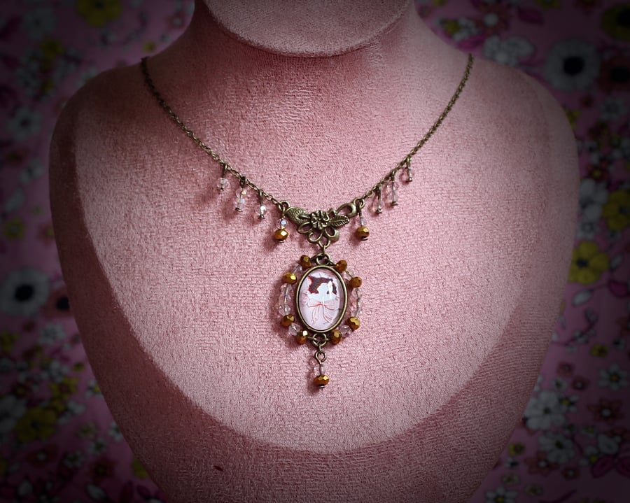 The Little Treasure Necklace - Tea Rose Edition