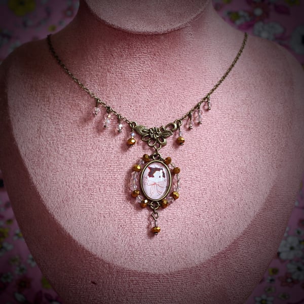 The Little Treasure Necklace - Tea Rose Edition