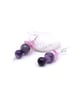 Amethyst earrings, charming earrings, gift for her, mother's day gift - Image 6
