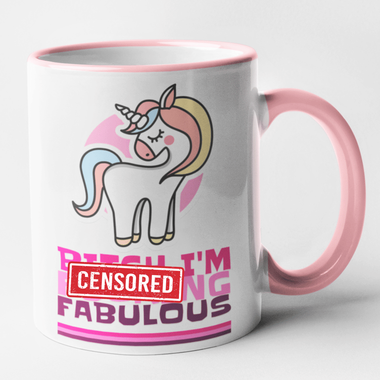 B.tch I'm F..king Fabulous Mug Sassy Funny Novelty Gift Joke Present For Family 