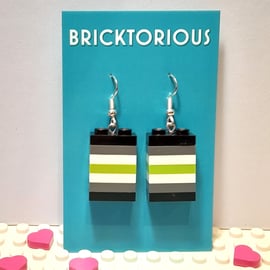 Lego LGBT Agender Earrings