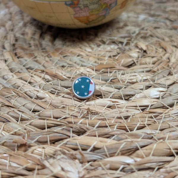 Yucatan Flag Map Pin – Mexico Travel Map Push Pin for Wooden Maps, Yucatan Pin