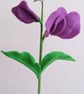 Sweet Pea Felt Flower Stem - Image 5