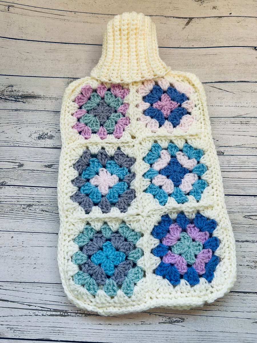 Crochet Hot Water Bottle Cover