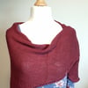 Bamboo Wrap, Shawl, Stole - Burgundy