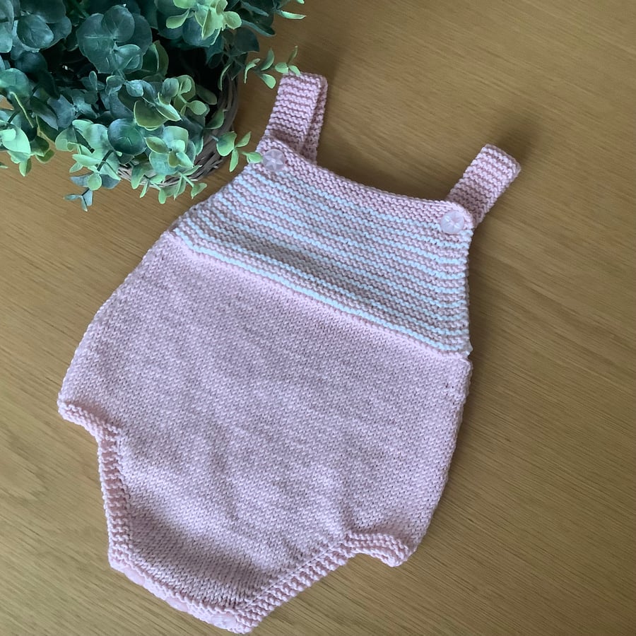 Knitted Baby Romper 3-6 Months