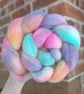 Hand Dyed Bluefaced Leicester Top 99g Spinning Fibre - Halycon